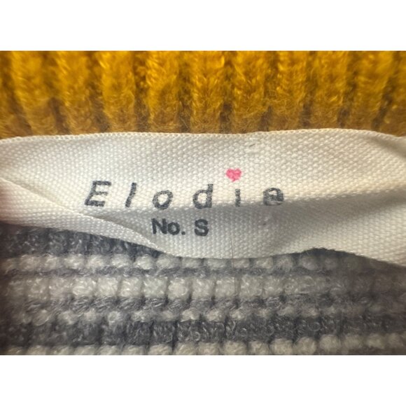 2/$30 Elodie Small Striped Sweater With Gold Collar - Picture 4 of 16